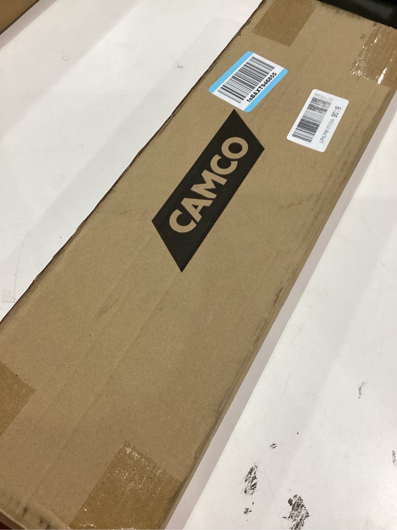 Condition photo showing Good Condition for Camco Adjustable Broom and Dustpan - Portable & Compact Full Size Broom - Adjusts from 24-52 Inches, Ideal for RV, Marine, and Home Use (43623-A) Broom with Dust Pan