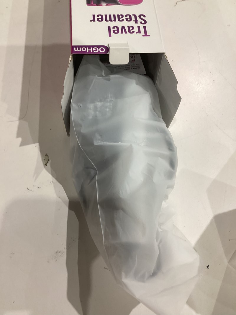 Condition photo showing Good Condition for oghom steamer for clothes, 110-240v travel steamer & iron 2 in 1, 1000w powerful steam, portable handheld garment wrinkle remover, 30s fast heat-up with dry& 2-steam control, for global & europe-black