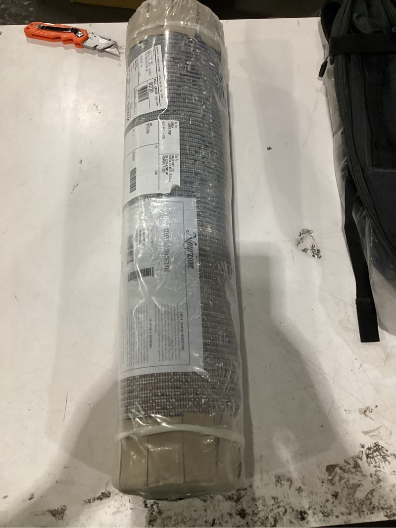 Condition photo showing New/Like New for nourison home celestial sealife 2' x 6' area rug - easy clean, non shedding, bed room, living room, dining room, kitchen (6' runner) 2' x 6' (runner) runner sealife