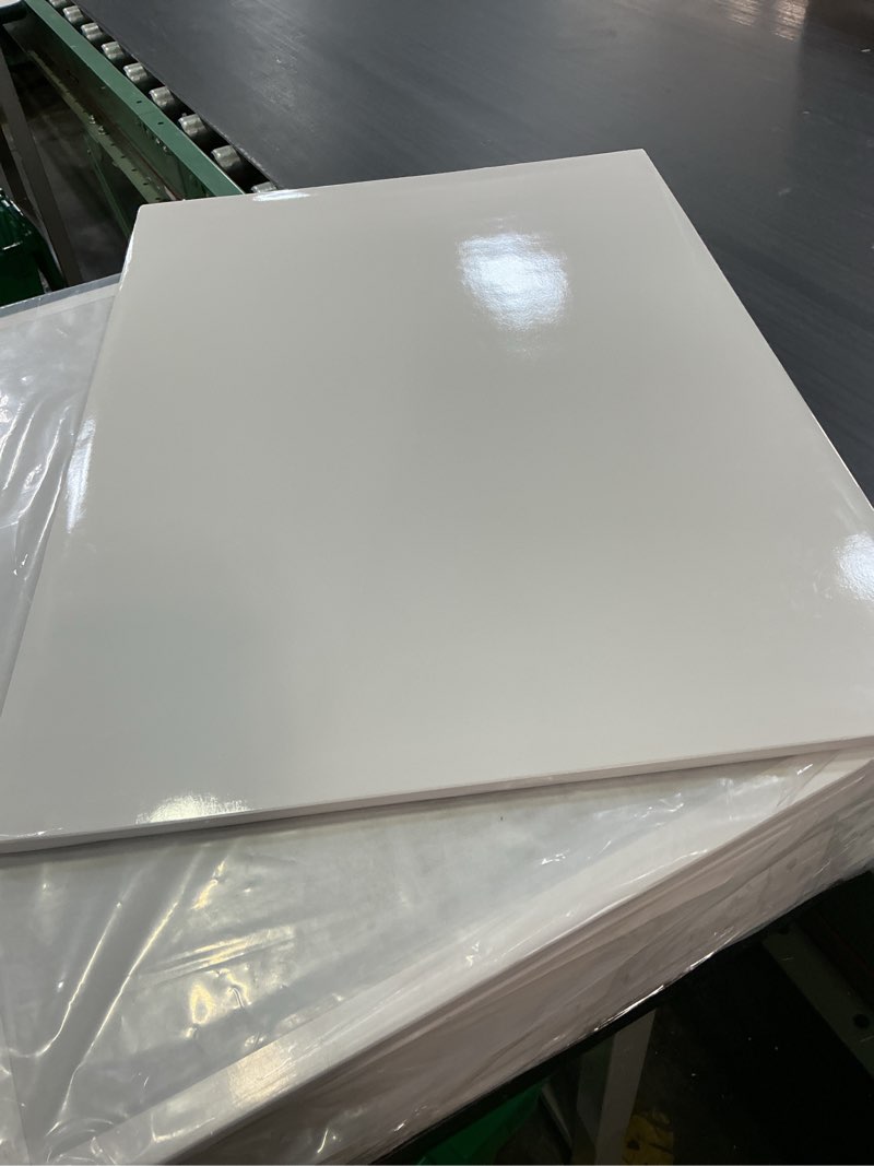 Condition photo showing Good Condition for 10 pack 18.5 x 26 inch full sheet rectangle cake drum board 1/2 inch thick rectangular cake board greaseproof foil corrugated base for desserts display, white white 18.5 x 26 inch full sheet