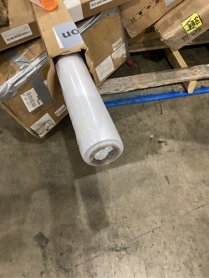 Condition photo showing New/Like New for Kate Seamless Paper Backdrop for Photography White Photo Backdrop Paper (106.8''x32.8' Arctic White) 106.8'' x 32.8' Arctic White