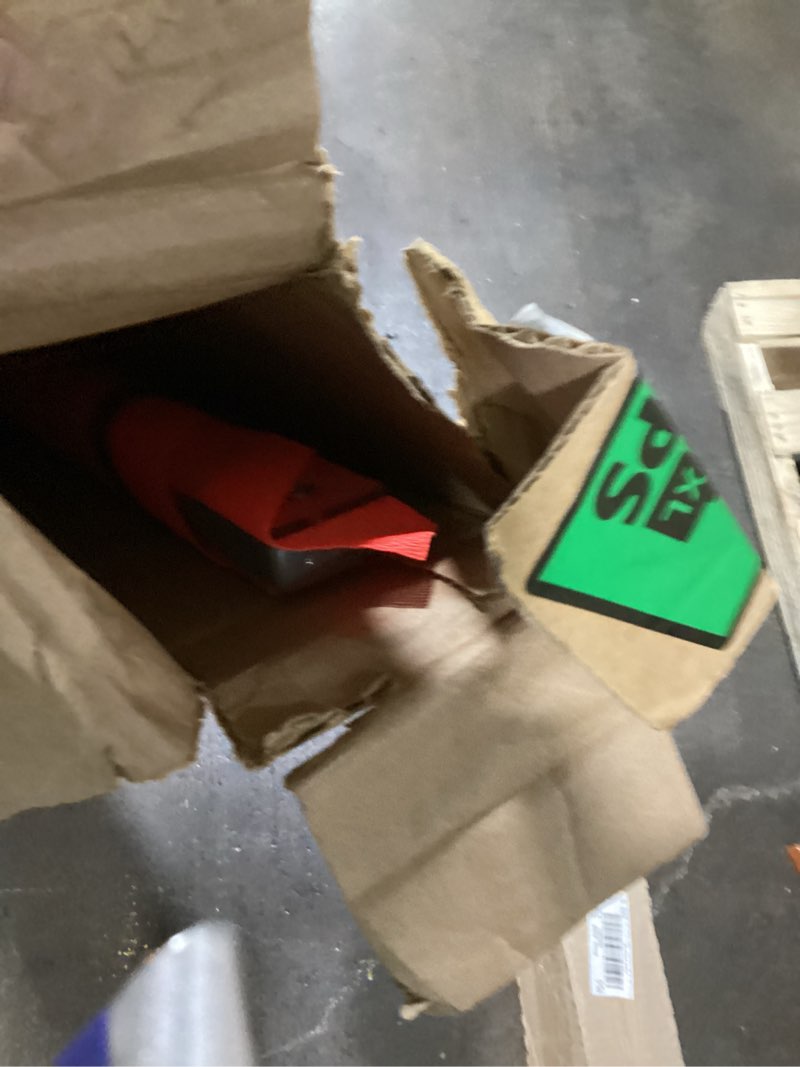 Condition photo showing As Is for Roll-Up Sign-48" Mesh Road Work Ahead w/Lexan & Velcro