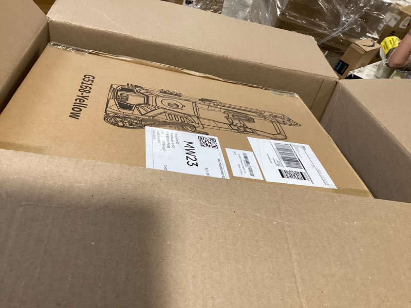 Condition photo showing New/Like New for 5000psi powerwasher with 4 quick connect nozzles, foam cannon for car, lane, patio cleaning, hydro jet pressure hose water wand for gutter patio car garden window, yellow
