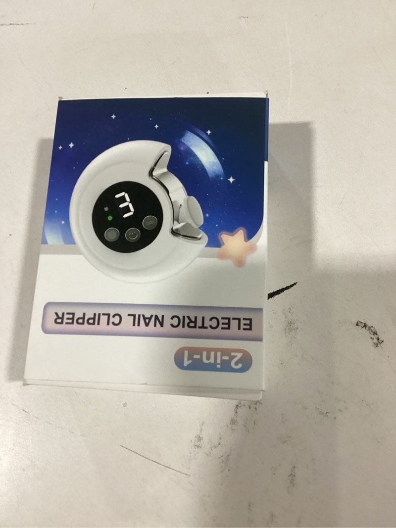 Condition photo showing New/Like New for Electric Nail Clipper, Baby Nail Clipper with File & 3 Speed Gears, Electric Baby Nail Trimmer with 