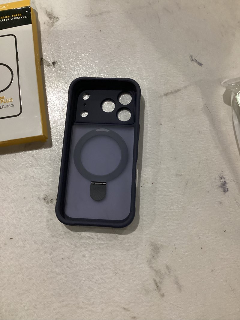 MOCCA Design for iPhone 17 Pro Case, Compatible with Magsafe [Premium Invisible Magnetic Ring Stand]