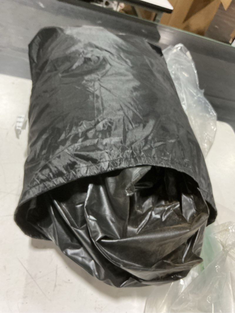 Condition photo showing As Is for kayme suv car cover waterproof all weather with lock and zipper, sun uv rain protection outdoor, fit suv jeep (191 to 200 inch) h6/black h6 fit suv jeep, length (191 to 200 inch) black