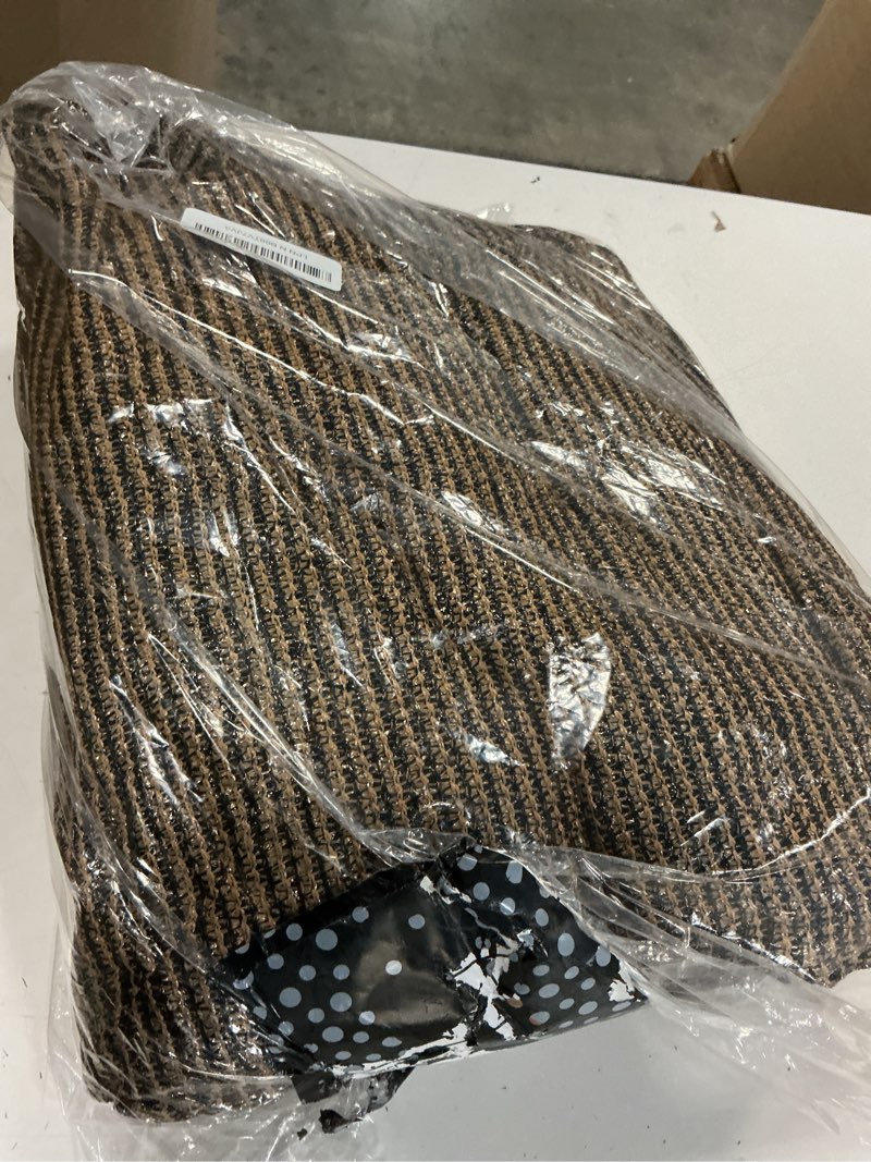 Condition photo showing Good Condition for 90% sun shade cloth with grommets, 8 x 20 ft pergola shade cover canopy, mesh tarp sun screens for patio, outdoor, garden, backyard, mocha 8 x 20 ft mocha