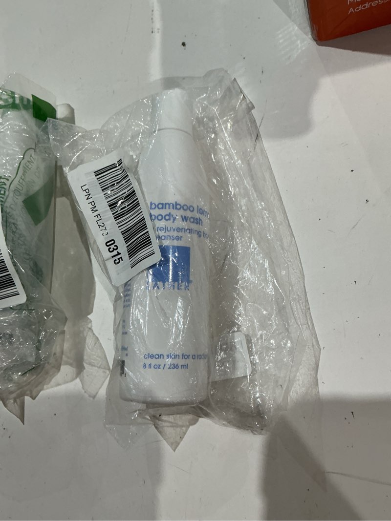 Condition photo showing Good Condition for lather - bamboo lemongrass natural body wash, 8 fl oz - shower gel cleanser - body soap - essential oils - green tea, aloe vera, jasmine - all skin types, vegan, cruelty free - beauty & skincare