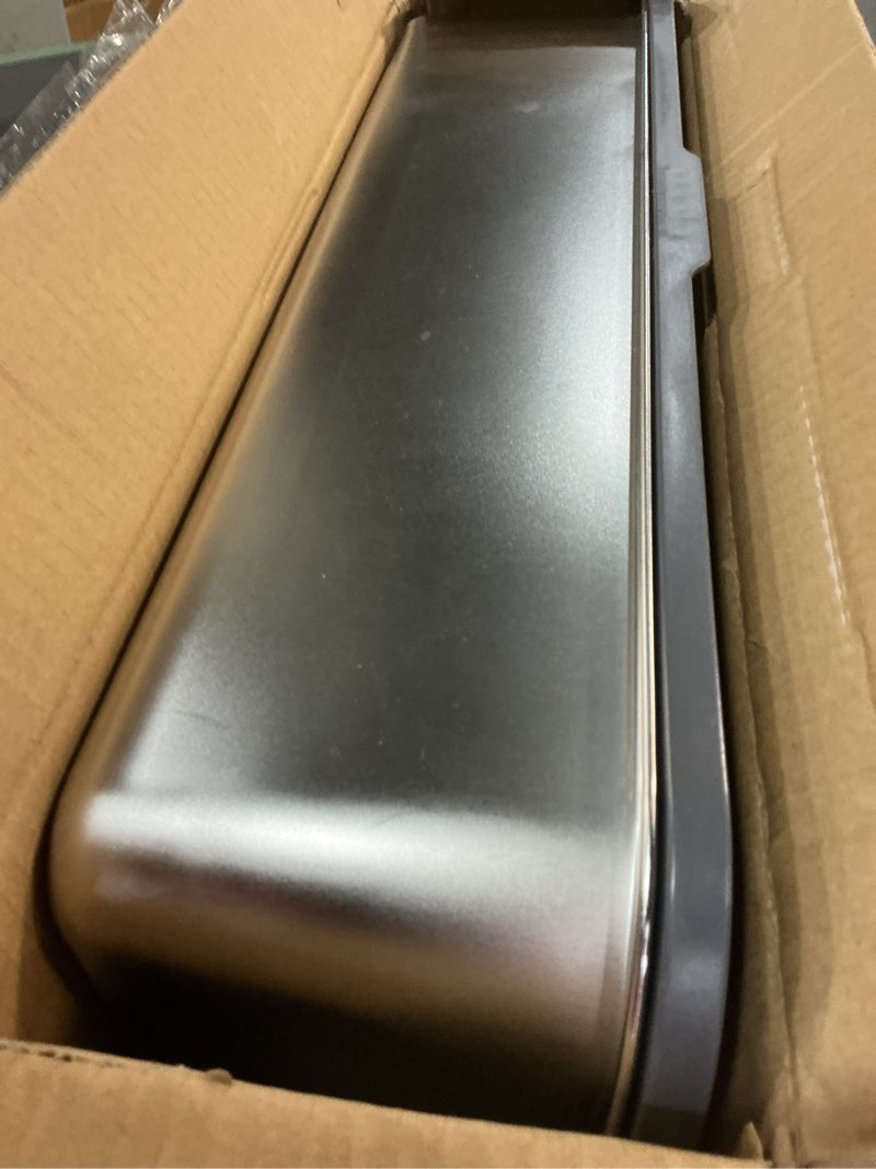 Condition photo showing Good Condition for Stainless Steel Litter Box, Extra Large Litter Boxes for Big Cats, XLarge Metal Cat Litter Box with Lid, Anti-Urine Leakage XL Box with High Sides, Easy Clean, Non-Sticky, Scoop Included Dark Grey XL