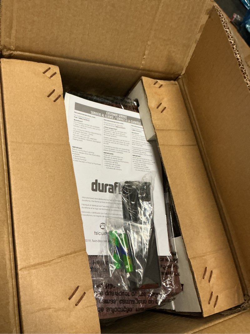 Condition photo showing Good Condition for Duraflame Portable Electric Infrared Quartz Oscillating Tower Heater  Cherry