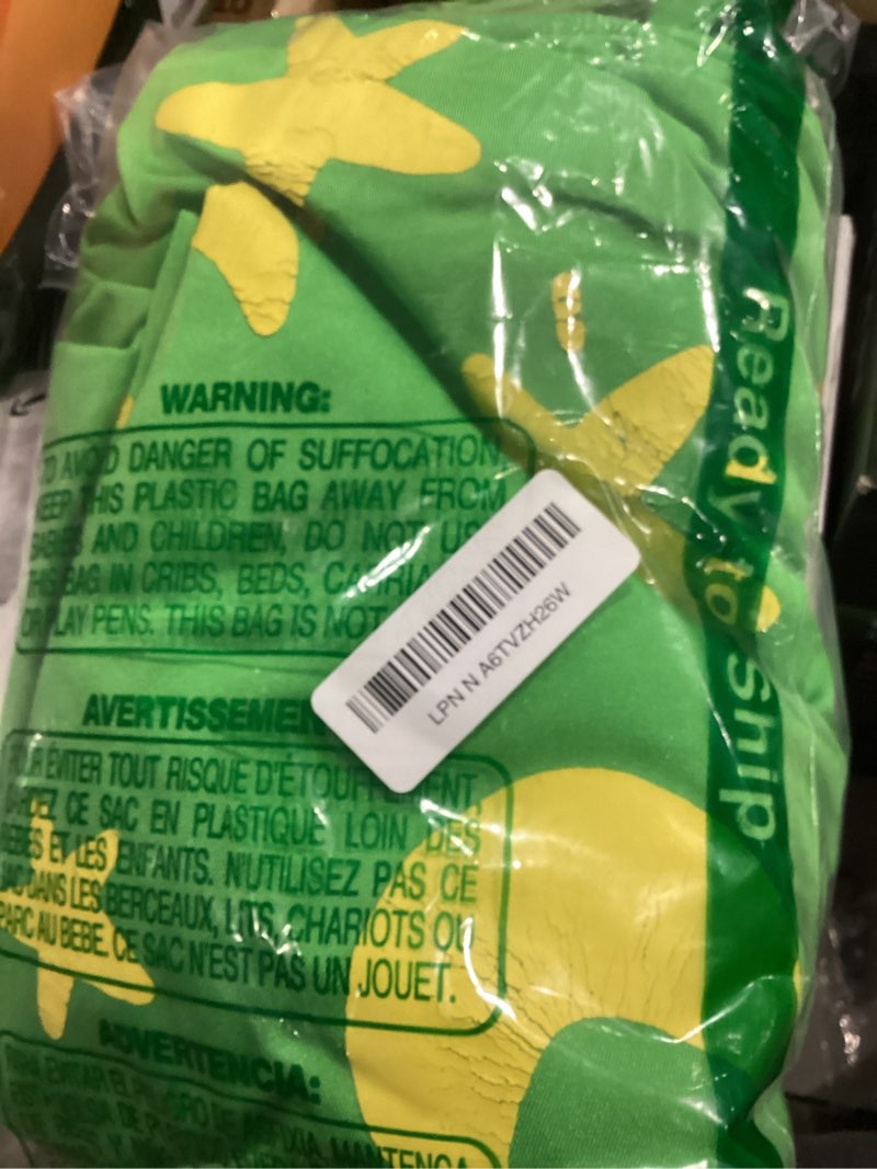 Condition photo showing As Is for KreyNa Sensory Body Sock, 56" x 28" Sensory Sack Premium Sensory Sock Glow in The Dark for 9-12 Autistic Children, Good for Height: 52"-61" Large, Green Green-l