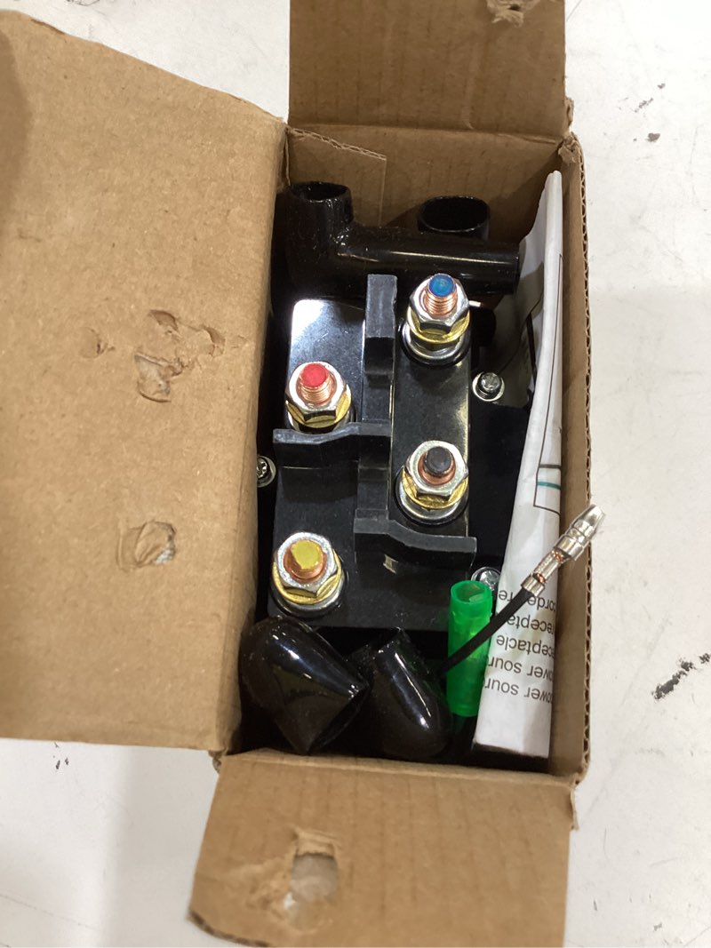 Condition photo showing Good Condition for kansmart winch solenoid relay contactor 12v 250a winch relay thumb truck for atv utv boat 4x4 vehicles 3000-5000lbs winch with 6 protecting caps - replacement 63070 62135 74900 2875714 70715