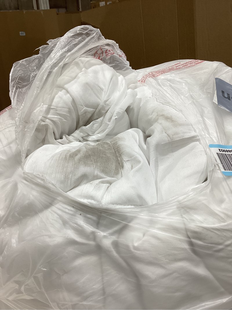 Condition photo showing As Is for Cooling Mattress Topper - King Size | Plush Pad Mattress Topper for Back Pain Relief, 8-21" Deep Pocket | Viscose Made from Bamboo Pillow Top | Bedroom Essentials King Green