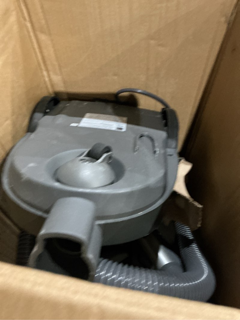 Condition photo showing As Is for kenmore dc5070 500 series bagless canister vacuum with hair eliminator brushroll?2-motor cyclonic technology, hepa filtration & 24' auto cord rewind for pet, carpets, hard floors, stairs, white hair eliminator bagless canister