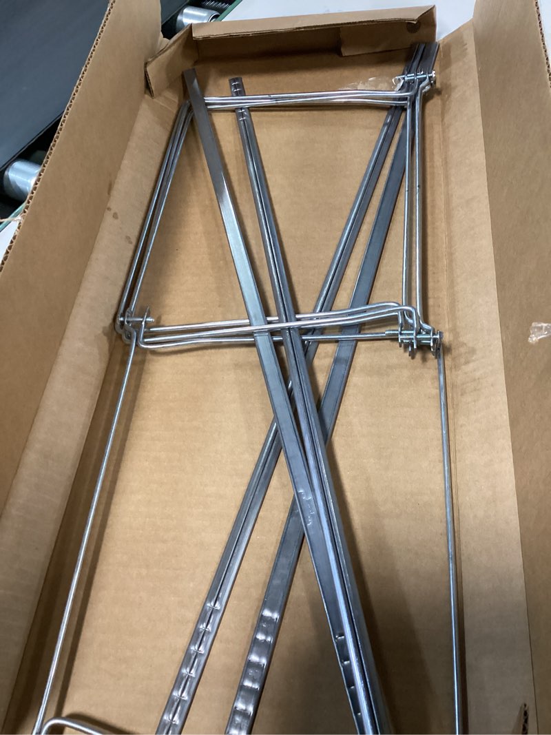 Condition photo showing Good Condition for smead steel hanging file folder frame, letter size, gray, adjustable length 23" to 27", 2 per pack (64872)