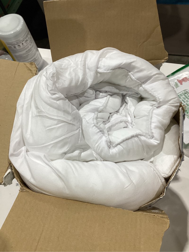 Condition photo showing As Is for bed pillow - basic - king / white