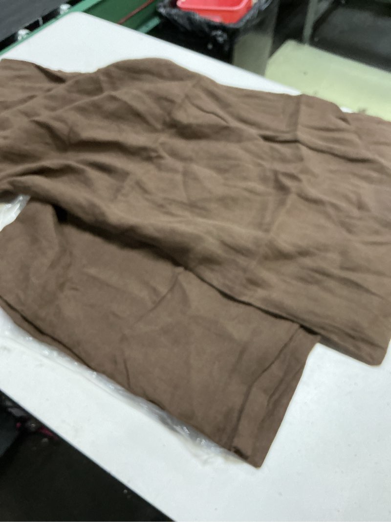 Condition photo showing Good Condition for quince 100% linen king sham set espresso