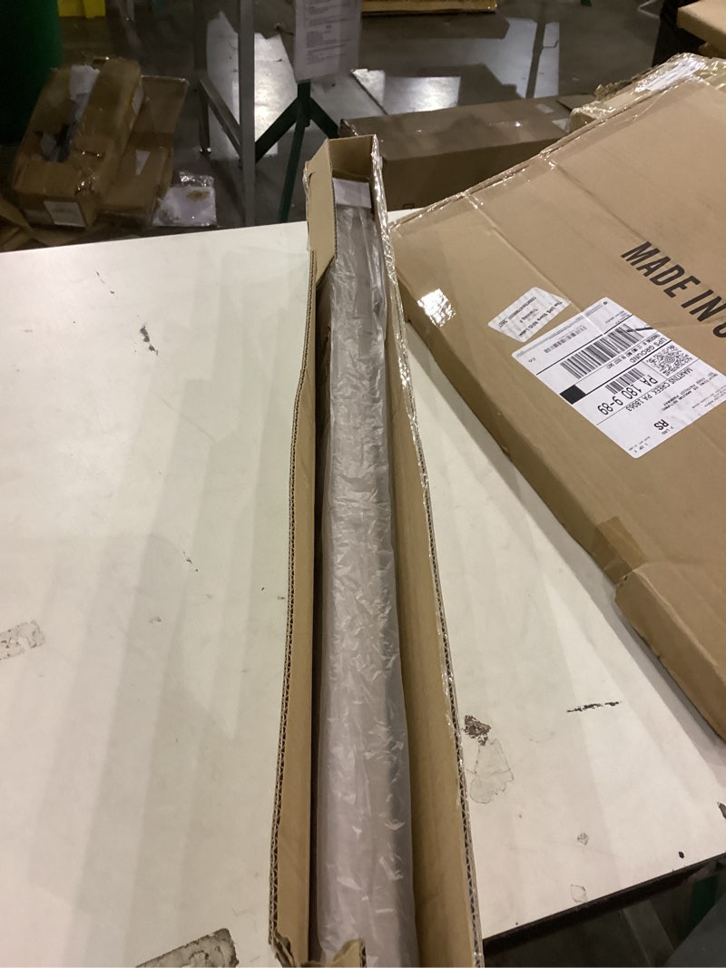 Condition photo showing New/Like New for Cordless Blinds for Indoor Windows 1" Vinyl Textured Print Slats Mini Blinds for Home, 32" W × 48" H - Sand Sand 32" W × 48" H