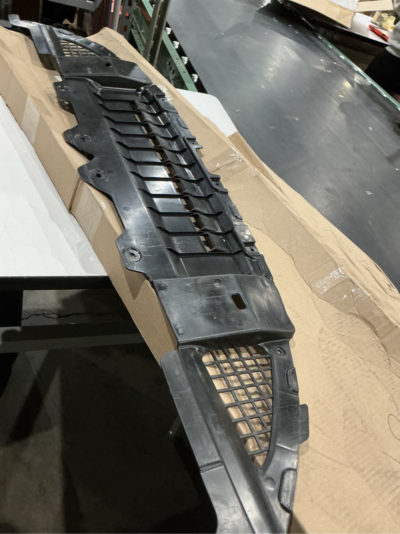 Condition photo showing As Is for carpartsdepot front engine splash shield under cover lower valance plastic compatible with cruze 2011 2012 2013 2014 2015 2016 fit 95212249 front
