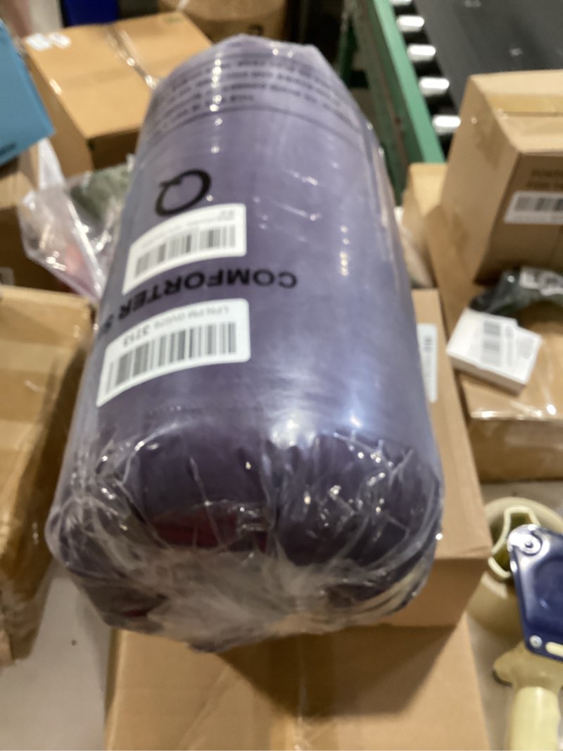 Condition photo showing New/Like New for downcool queen comforter set -all season bedding comforters sets with 2 pillow cases-3 pieces bedding sets queen -down alternative purple queen size comforter sets(88"x92")