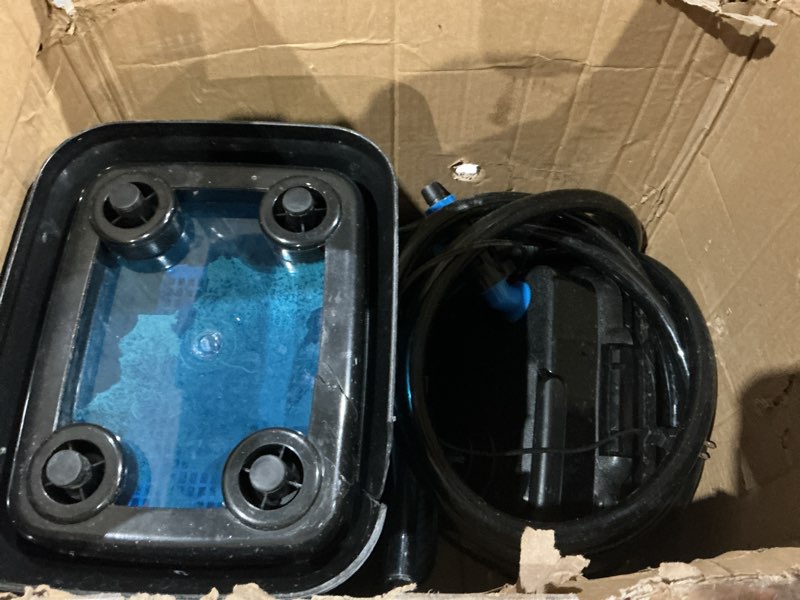 Condition photo showing As Is for penn-plax cascade all-in-one aquarium canister filter – for tanks up to 200 gallons (350 gph) – cascade 1500 cascade 1500 cascade 1500