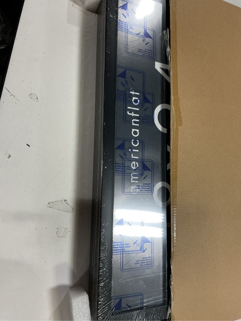 Condition photo showing New/Like New for Americanflat 18x24 Poster Frame with Polished Plexiglass - Soho Collection - Gallery Style Deep Molding Picture Frames for Wall Display - Black 18x24 Black