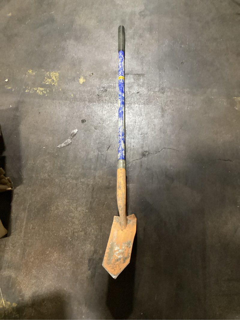 Condition photo showing As Is for (possibly used)kobalt 40-in fiberglass handle trenching spade