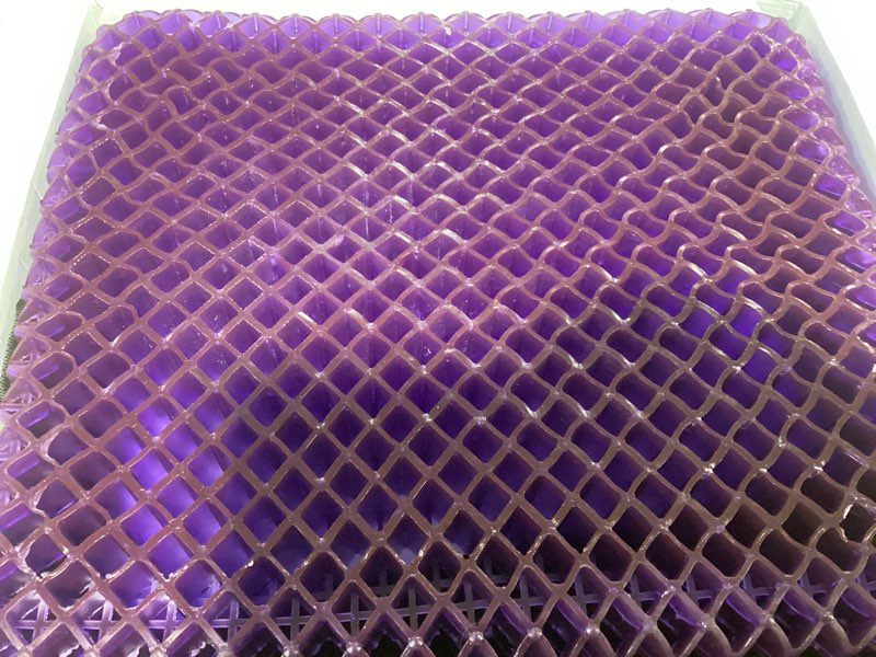 Condition photo showing Good Condition for Purple Royal Seat Cushion - Seat Cushion for The Car Or Office Chair - Temperature Neutral Grid