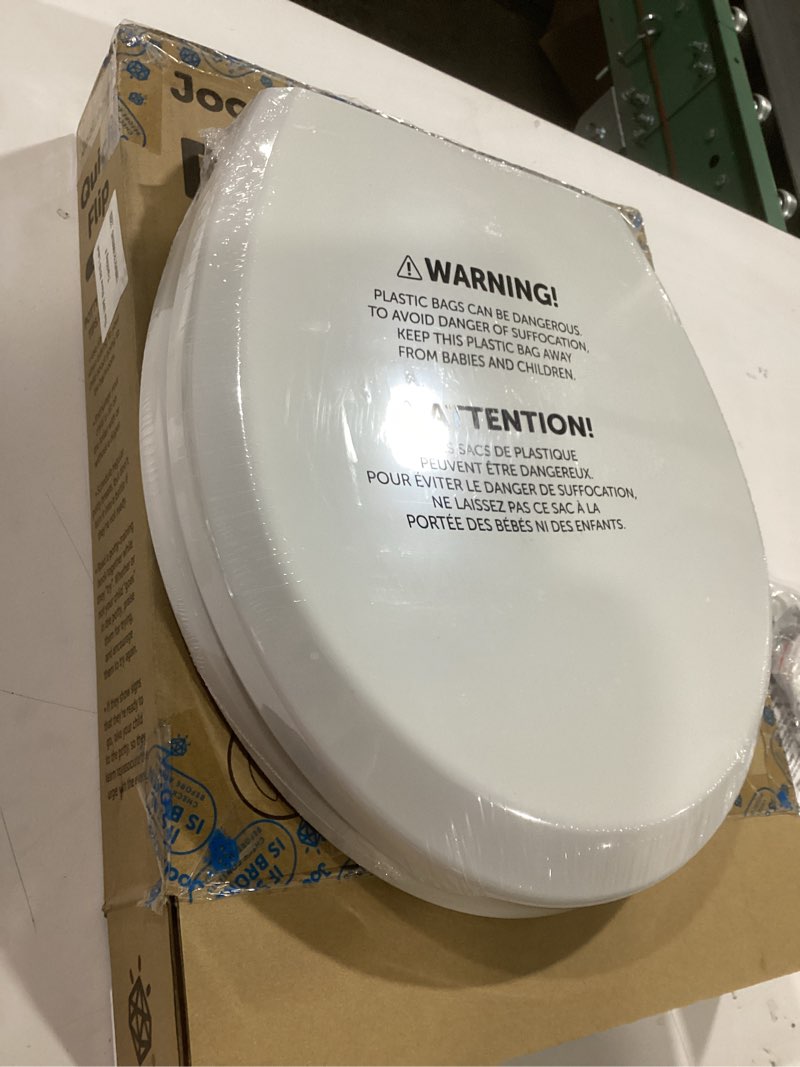 Condition photo showing Good Condition for Quick Flip Toilet Seat with Built-in Potty & Splash Guard for Toddler Training, Slow Close - Jool Baby (Round)