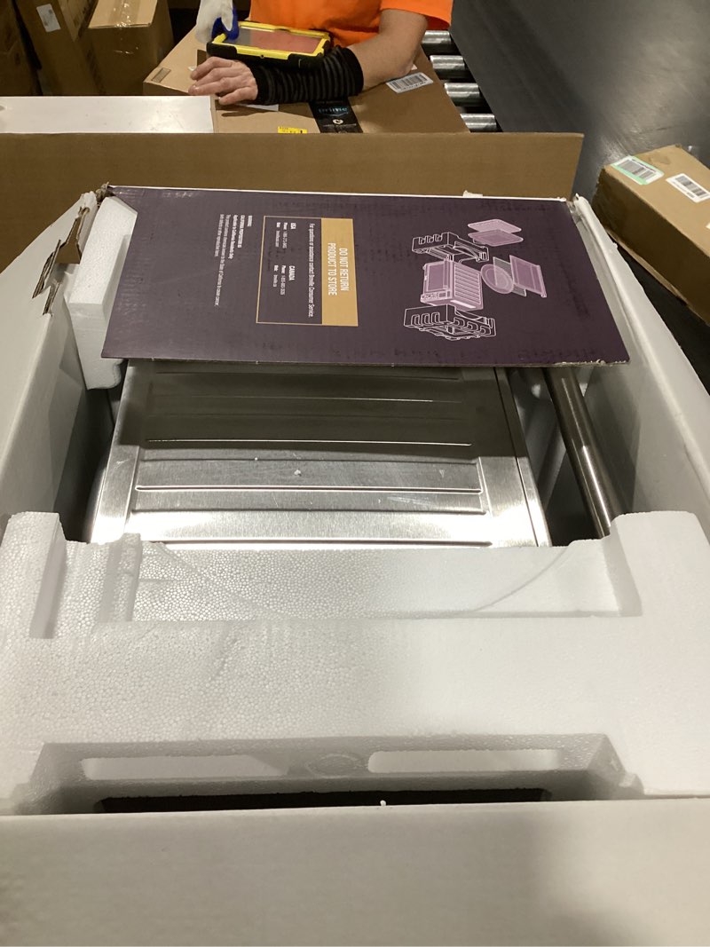 Condition photo showing As Is for Breville BOV800XL Smart Oven Countertop Convection, Brushed Stainless Steel Silver BOV800XL