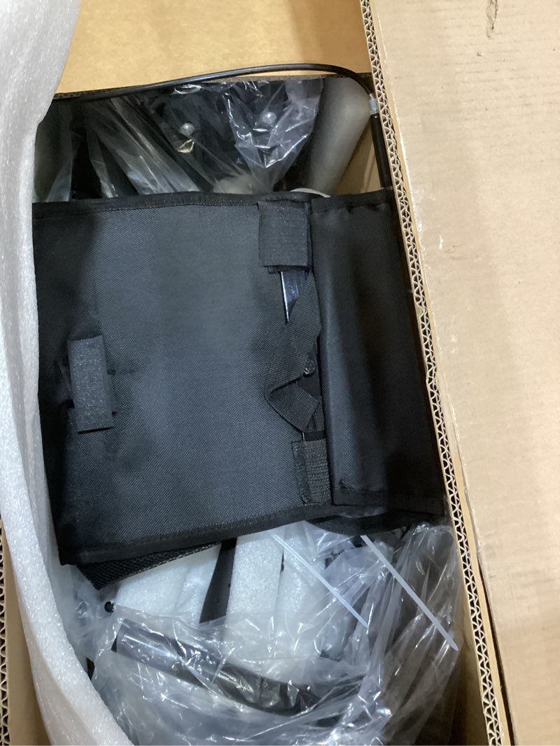 Condition photo showing Good Condition for All Terrain Knee Scooter for Adults, Foldable Rolling Knee Scooter with DIY Stickers & Shock Absorber, Steerable Knee Walker for Broken Foot, Ankle Injuries & Surgery, Better Crutch Alternative Cool Black