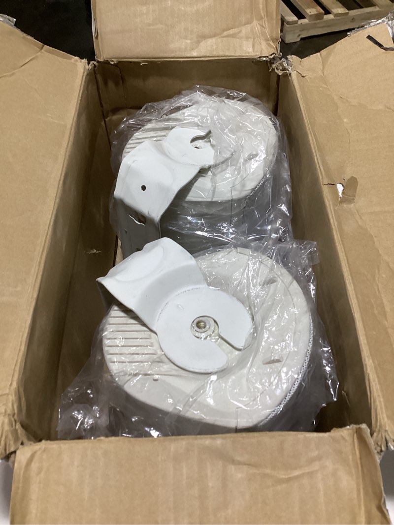 Condition photo showing As Is for Polk Audio Atrium 4 Outdoor Speakers with Powerful Bass (Pair, White), All-Weather Durability, Broad Sound Coverage, Speed-Lock Mounting System White 2 Speakers Atrium 4