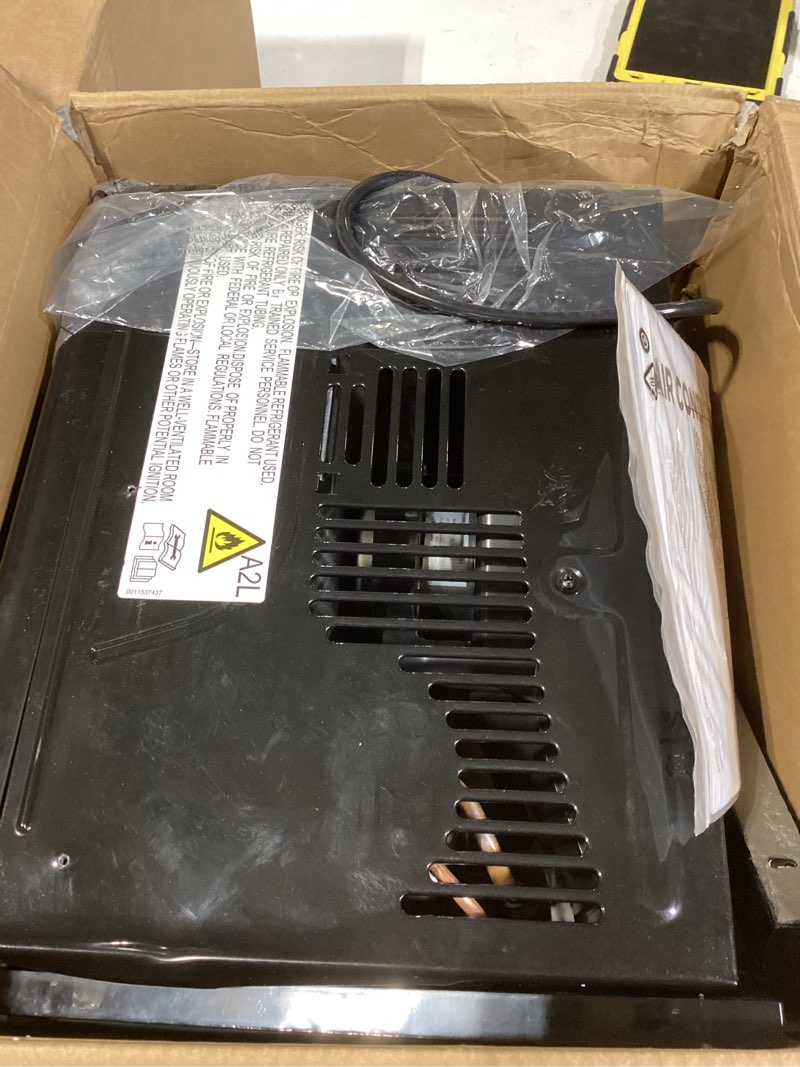 Condition photo showing Good Condition for ge window air conditioner unit, 5,000 btu for small rooms up to 150 sq ft. with manual adjustable fan and cooling settings, perfect for bedroom or living room, easy install kit included, black 5,000 btu mechanical controls black