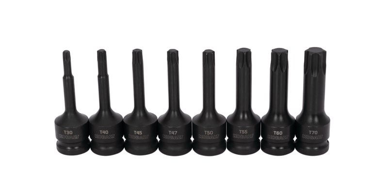 Kobalt 8 -Piece 1/2-in Drive Set Torx Bit Driver Socket Set