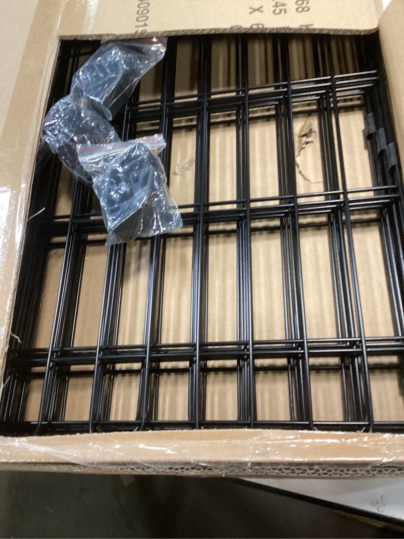 Condition photo showing Good Condition for Amazon Basics Foldable Octagonal Metal Exercise Dog Playpen - Indoor/Ou, , Blacktdoor, No Door, Small (8 Panels, 24 x 30), Easy to assemble, store, and customize, 30" - Small, Black Without door 30"H