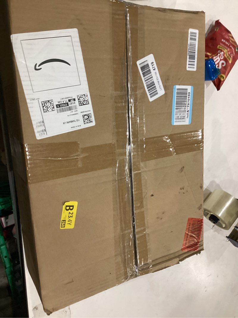 Condition photo showing New/Like New for 2 Tier No Assembly Pull Out Spice Rack Countertop, Sliding Drawer Seasoning Condiments for Tall Bottles, Steel Kitchen Organizer with Magnetic Panels with Paper Towel Holder and 4 Hooks 2-Tier Dark Grey with Accessories