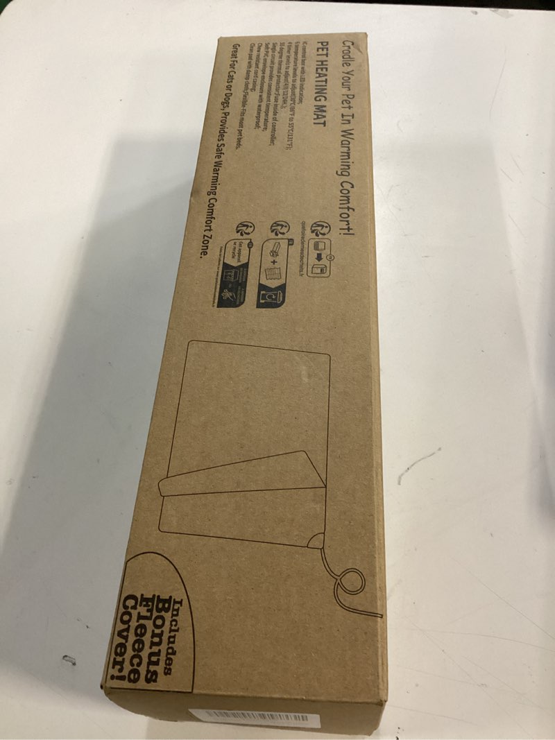 Condition photo showing New/Like New for Pet Heating Pad, Waterproof Dog Cat Heating Pad with Timer Smart Thermostat Switch Chew Resistant Cord, Cat Heating Pad Indoor Heated Blanket Pet Heating Pads ((Large(28.0" L x 16.0" W x 0.6" Th)))