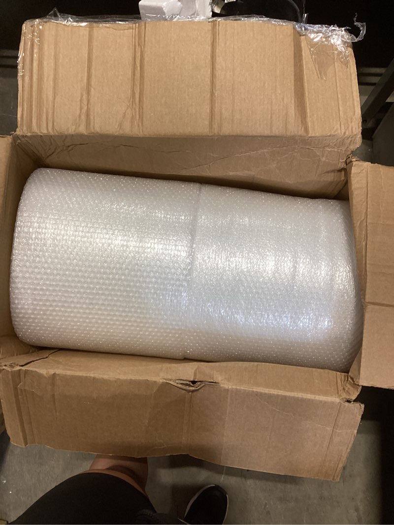 Condition photo showing Good Condition for duck brand small bubble cushioning wrap for moving, shipping & mailing, 600 ft bubble packing wrap extra protection packaging boxes & mailers, clear bubble roll moving supplies 150 ft each 4 rolls 12 in. x 600 ft.