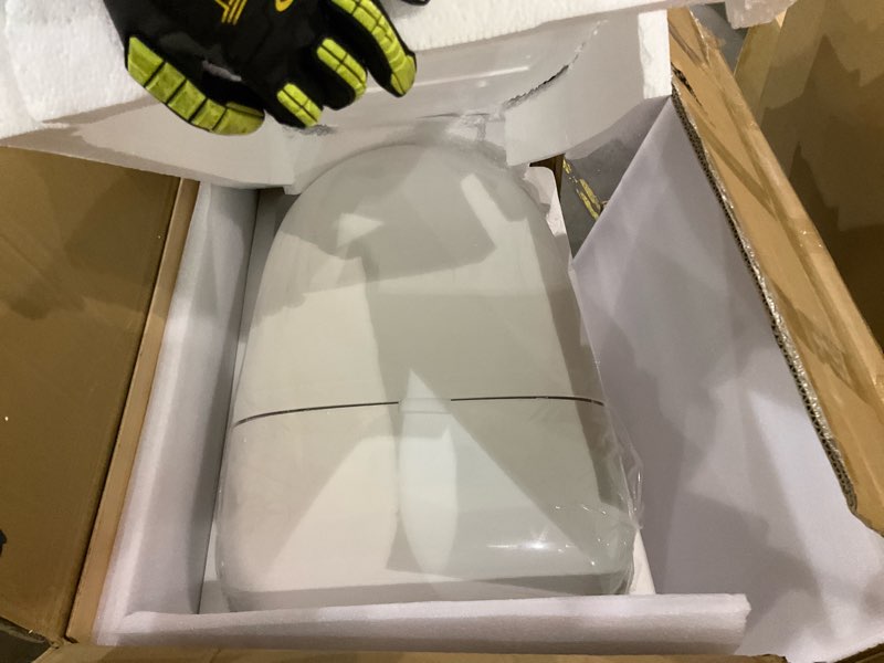 Condition photo showing As Is for Smart Toilet with Tank, No Water Pressure Limit, Automatic Lid Open/Close, Foot Sensor Bidet Toilet,