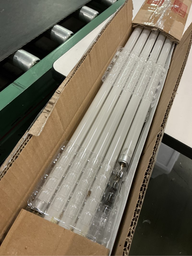 Condition photo showing Good Condition for 46 Inches F28T5/865/ECO 6500K, T5 28 Watts Fluorescent Light Bulb Daylight, T5 Fluoerscent Tube, Medium Bi-Pin Base, 2550 Lumens CRI 85 25 Pack 25Pcs T5 28W DL