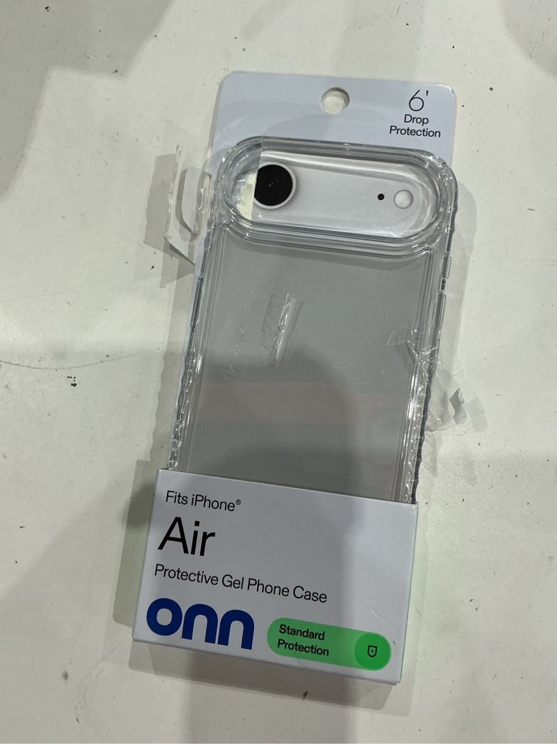 Condition photo showing New/Like New for onn protective gel phone case for iphone air- clear