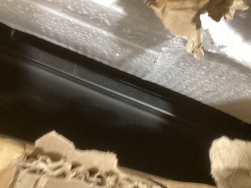 Condition photo showing Good Condition for Midwest Homes for Pets Ginormous Single Door 54-Inch Dog Crate for XXL Dogs Breeds; Great Dane, Mastiff, St. Bernard, Drop Pin Assembly Requires Two People; Divider Panel Not Included; Black: SL54 54.0"L x 37.0"W x 45.0"H Black