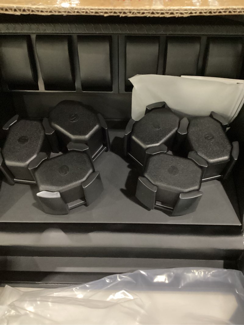Condition photo showing Good Condition for hightall luxury automatic watch winder for rolex/omega/cartier for automatic watches with whisper-quiet motor (<5db), anti-scratch memory foam & stable base for 6+6 watches