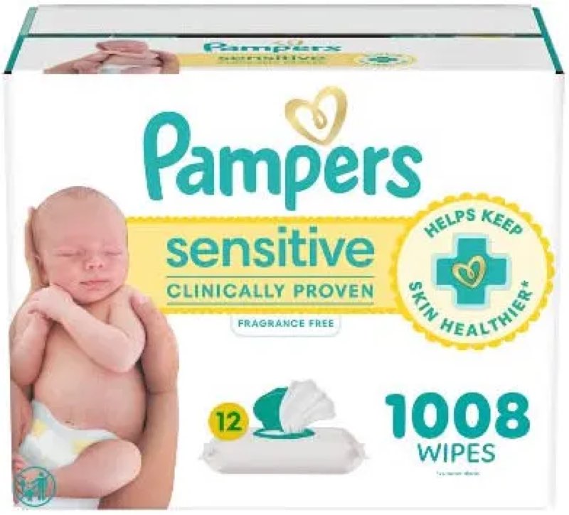 pampers sensitive baby wipes