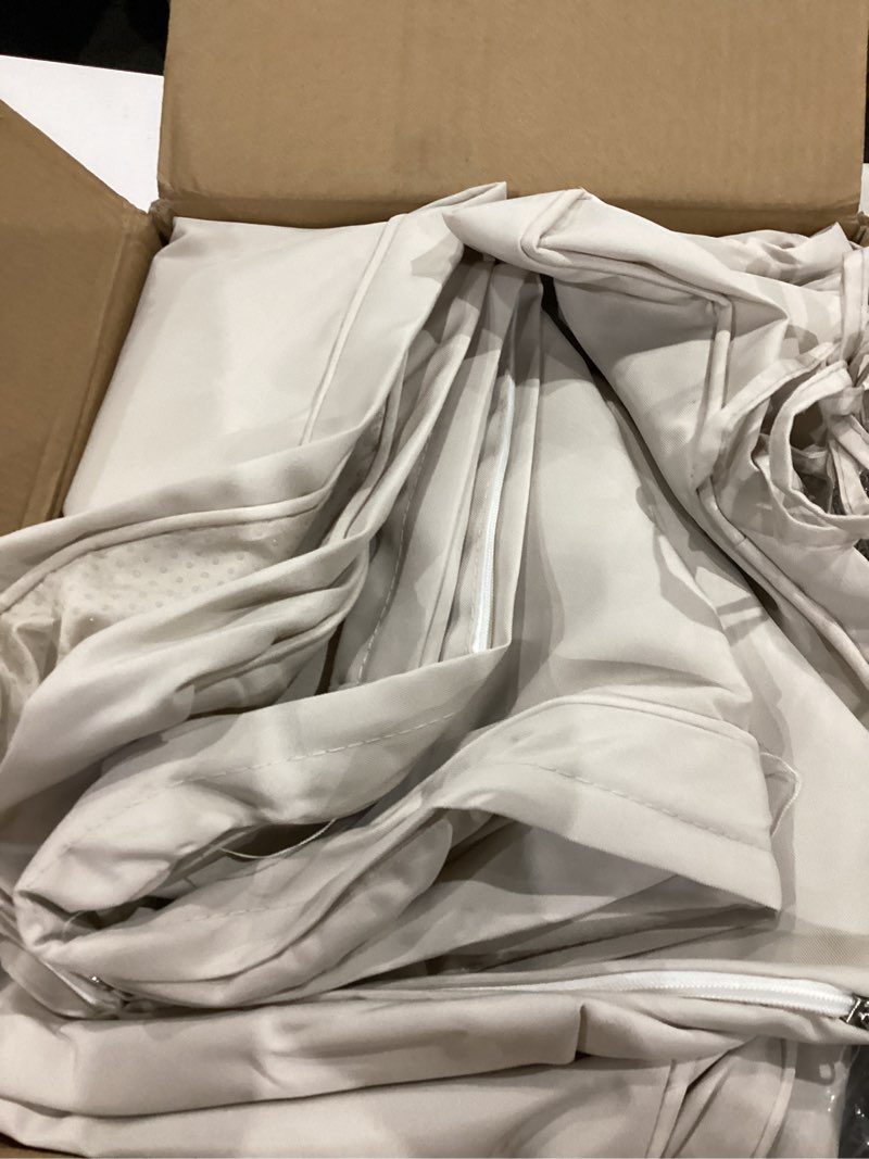 Condition photo showing Good Condition for 14 pcs outdoor cushion covers patio cushion slipcovers replacement splash proof with zipper for outdoor furniture, patio sofa couch 3 sizes, covers only cream 25.5''×25.5''×4''