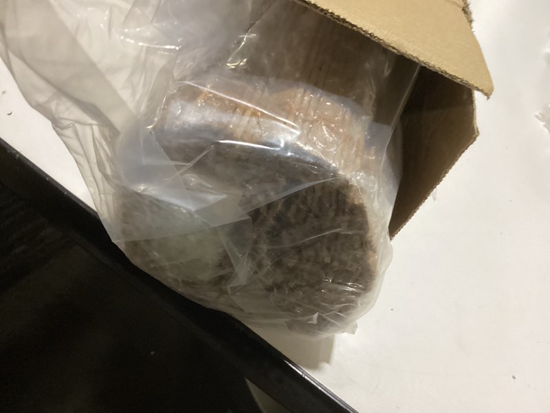 Condition photo showing As Is for LazBlinds No Tools No Drill Cordless Bamboo Roman Shades, Light Filtering Window Treatment, Roll Up Bamboo Blinds for Window 33'' W x 64'' H, Squirrel Squirrel 33'' W x 64'' H