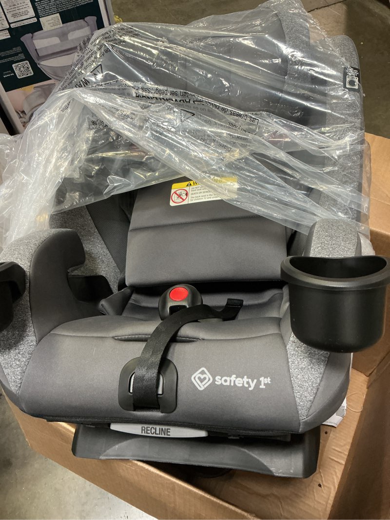 Condition photo showing As Is for safety 1st slimride 4-in-1 convertible car seat, grey all day, infant & toddler, unisex