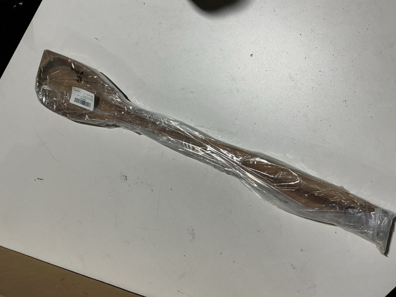 Condition photo showing Good Condition for 24 Inch Large Wooden Spoon for Cooking, Acacia Natural Wood Corner Spoon with Long Handle, Versatile Wood Spoons for Stirring, Flipping, Serving, Scraping