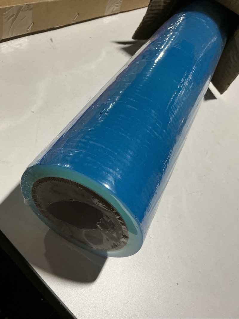 Condition photo showing Good Condition for TapeManBlue Carpet Protection Film 24" x 200' roll, Self Adhesive Plastic Carpet Protector Film with Clean Removal & Easy Unwind, Durable Protection Tape to Shield Your Surface from Dirt and Spills
