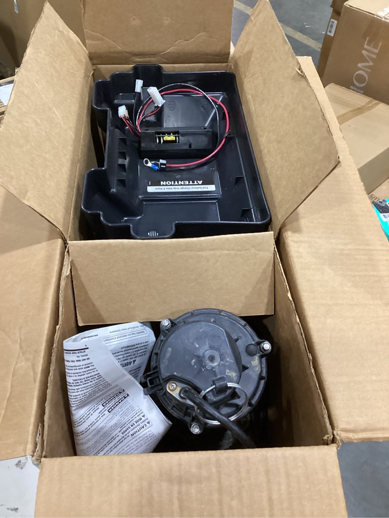 Condition photo showing Good Condition for wayne esp25n - 12 volt battery back up sump pump, battery not included - up to 2,700 gallons per hour - heavy duty basement sump pump back up system